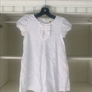 Mini Biden white dress.